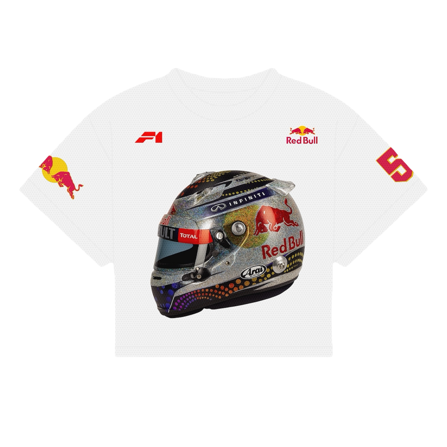 VETTEL HEAD SHIRT | WHITE
