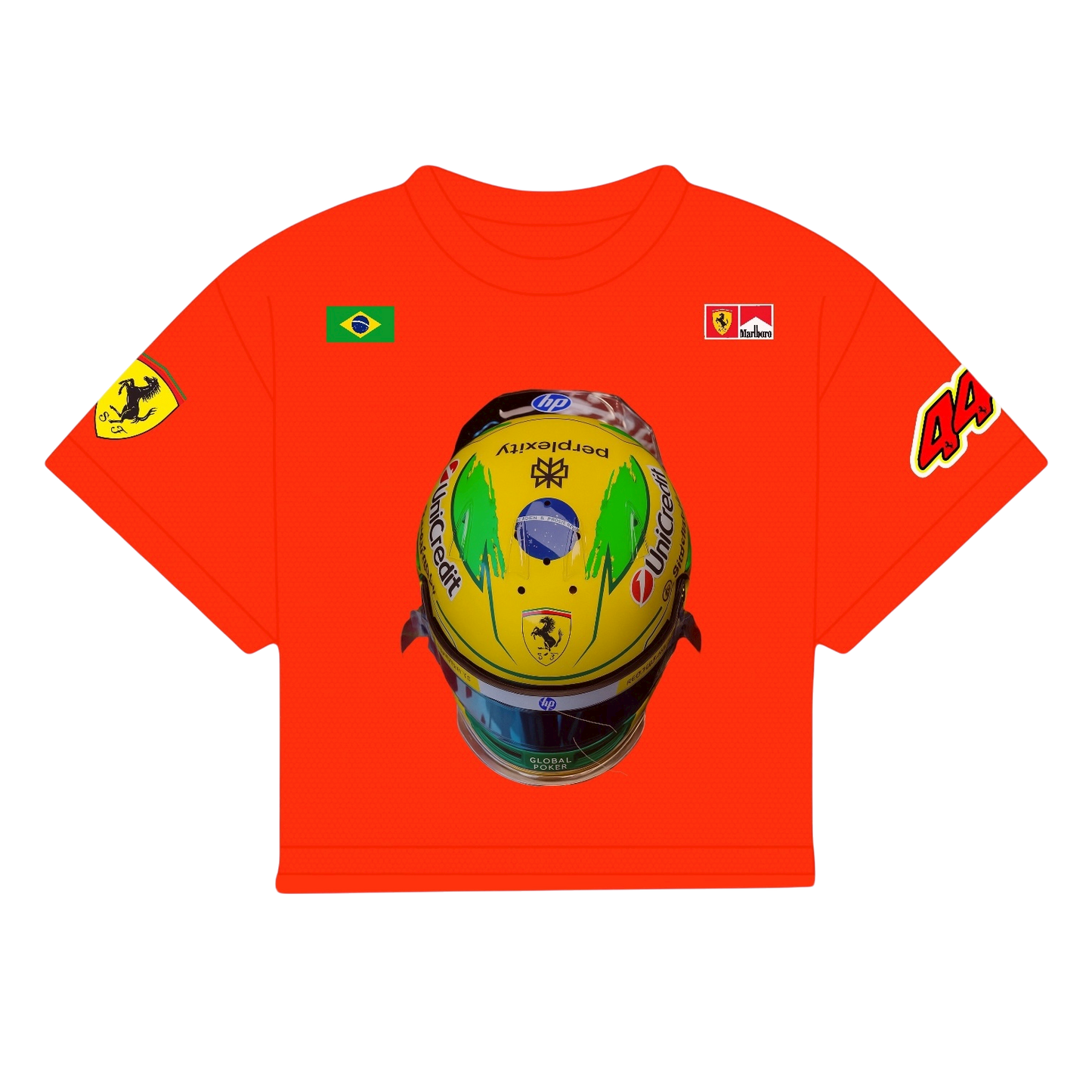 HAMILTON HEAD SHIRT (BRAZIL GP) | RED